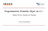 Partie 8: Objets et Classes — Programmation orientée objet en C++