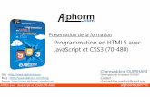 alphorm.com - Formation HTML5, CSS 3 et JavaScript (70-480)
