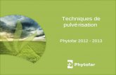 Presentation phytofar techniques de pulvérisation 12092012