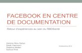 Facebook en centre de documentation