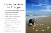 Maternelle en europe