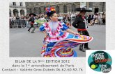 Bilan 1er arrondissement entrez dans la danse 2012