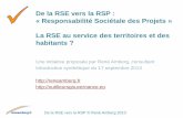 RSP- responsabilité sociétale des projets, au service des territoires et des habitants