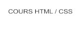 Cours HTML/CSS