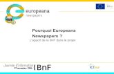 Presentation of Ioannis Anagnostopoulos at BnF Information Day
