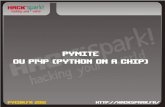 Atelier PyMite sur STM32F4 à PyconFR 2012