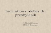 Indications réelles du presbylasik