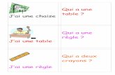 French classe objets  qui  a