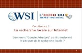 La recherche locale sur internet par les consultants WSI