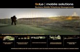 Solo mobile solutions: Gestion de téléphonie mobile d'entreprise