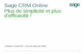 Sage CRM Online : Plus de simplicité et plus d’efficacité !