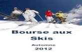 Catalogue vente de skis 2012