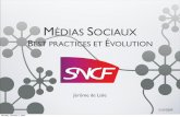 Medias Sociaux - Best Practices et évolution