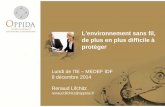 Lundi de l'IE - 8 décembre 2014 - Renaud Lifchitz, Oppida - L'environnement sans fil, de plus en plus difficile à protéger