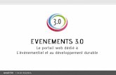 Evenements 3.0 : présentation du concept