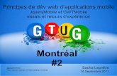 Gtug2 Mobile app with web technlogy