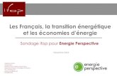 Sondage IFOP sur le rapport des Français avec la transition énergétique