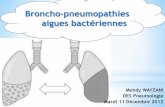 Bronchopneumopathies aigues bacteriennes