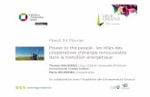 Power to the people : le rôle des coopératives d’énergie renouvelable dans la transition énergétique par Mario Heukemes | LIEGE CREATIVE, 24.02.15