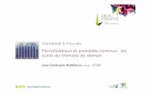 Microfluidique et procédés continus : les outils du chimiste de demain par Jean-Christophe MONBALIU | LIEGE CREATIVE, 06.02.06