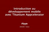 Introduction au développement mobile avec Titanium Appcelerator @ Human Talks Toulouse