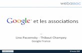 Produits Google pour les associations, webassoc 29 janvier 2015