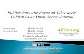 Publier dans une revue en libre accès   jela 2015