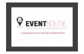 Présentation du site EventBoutik.com