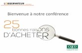 Sommet CQCD 2015 | Conférence de Michèle Rivard - L'Observateur et ses panélistes