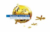 Randstad award 2015 - synthèse des résultats