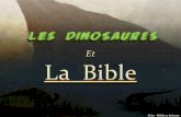 Les dinosaures et la bible
