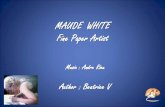 Maude white -  Art only with paper