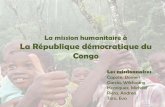 La mission humanitaire à la République Democatique du Congo