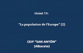 Unité 5. la population de l'europe (2)