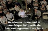 French Touch de l'Education - Acadomia : Comment le numérique fait parti de l'accompagnement scolaire, Camille Bedin, Acadomia