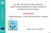 A propos d'Intosaint, Nesrine Selmi, Alger 8-9 avril 2015