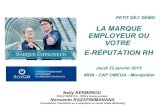 Conférence Transformation Numérique "La Marque Employeur ou votre E-réputation RH" chez NOVAE LR - 22 janvier 2015