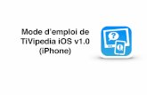 Tivipedia ios v1.0 mode d'emploi -  iphone