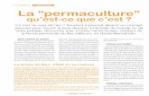 Article de magazine-racines.fr sur la permaculture