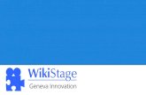 WikiStage Geneva Innovation - Kick off meeting