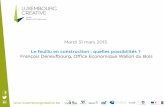 LUXEMBOURG CREATIVE 2015-03-31 : le feuillu en construction