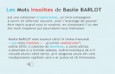 Les mots insolites - Cuvinte neobișnuite de Basile BARLOT