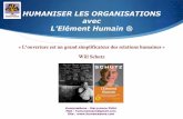 Humaniser les organisations avec humanæsens et l'element humain