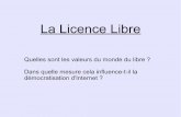 La Licence Libre