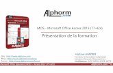 Formation MOS Access 2013 (77-424)