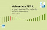 2015-05-21 Atelier N°12 SSA 2015 "Web Services : un accès modernisé à l’annuaire des professionnels de santé (RPPS)"