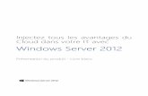 Les avantages du Cloud avec Windows Server 2012