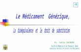 Generique bioequivalence et_susbstitution_maroc_pr_cherrah