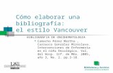 Vancouver bibliografía