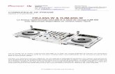 CDJ-850-W et DJM-850-W : Edition Limitée en blanc